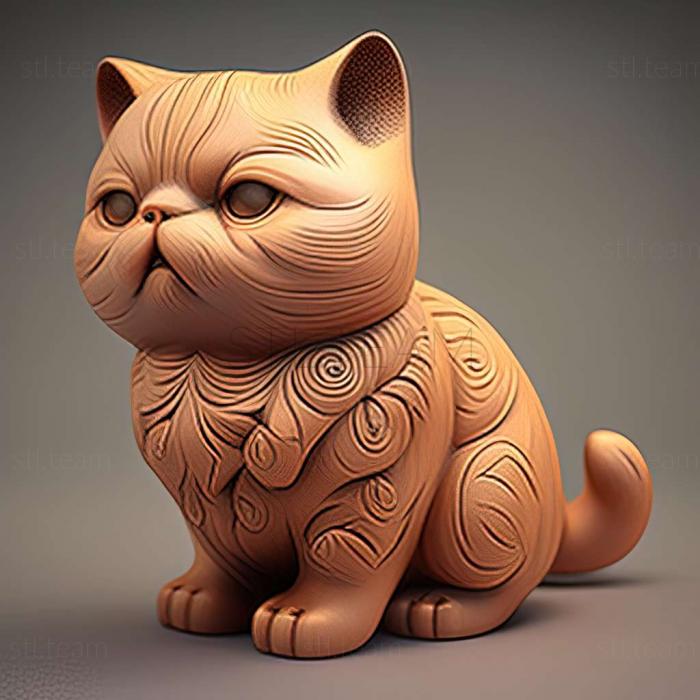 3D model Munchkin cat (STL)